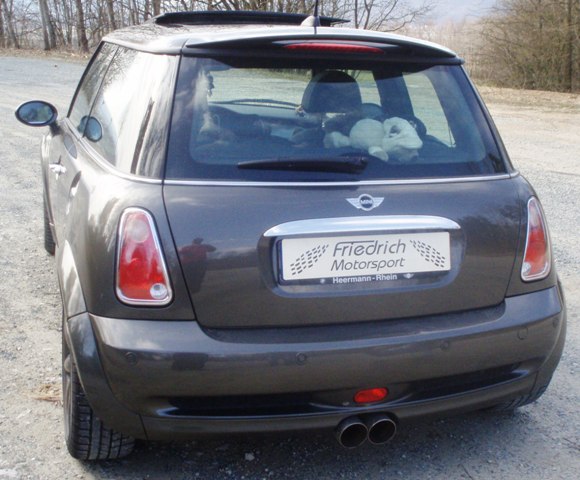 Friedrich Motorsport Gr.A Anlage mittig Mini R53 Cooper S
