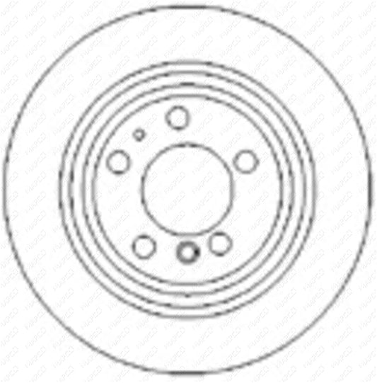 MAPCO Bremsscheibe Hinterachse  15661