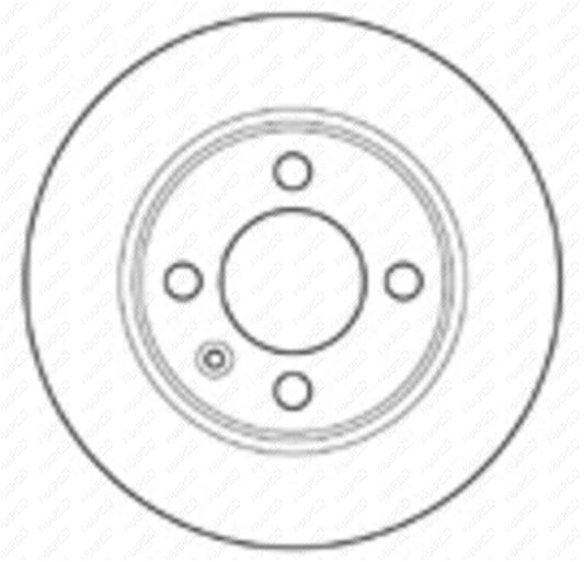 MAPCO Bremsscheibe Vorderachse  15911