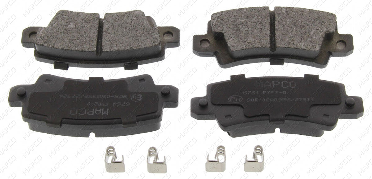 MAPCO Bremsbelagsatz, Scheibenbremse Hinterachse  6764