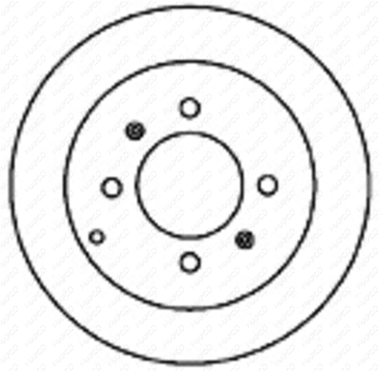MAPCO Bremsscheibe 25522