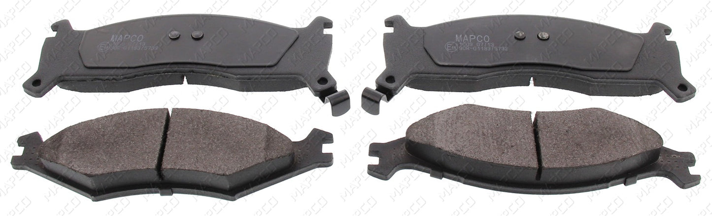 MAPCO Bremsbelagsatz, Scheibenbremse Vorderachse  6924