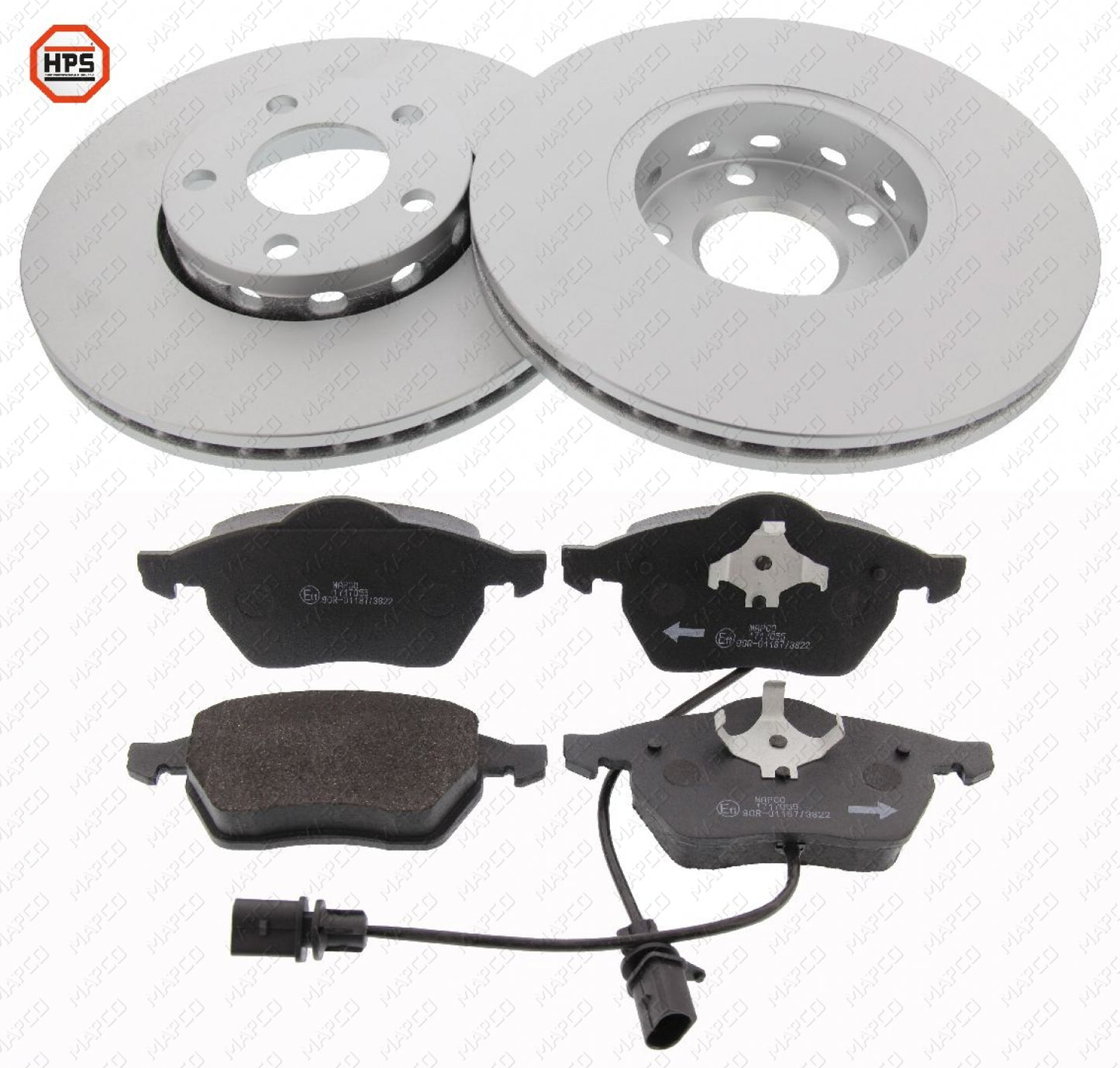 MAPCO Bremsensatz, Scheibenbremse Vorderachse  Satz  47860HPS