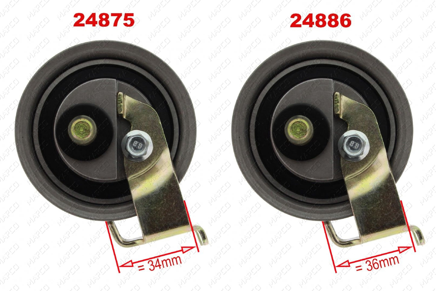 MAPCO Spannrolle, Zahnriemen 24886