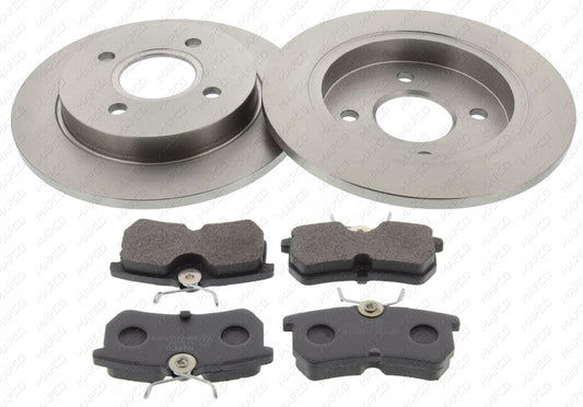 MAPCO Bremsensatz, Scheibenbremse Hinterachse  Satz  47656