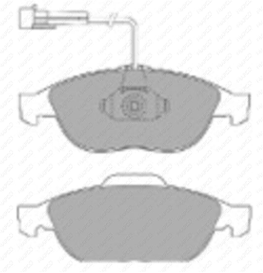 MAPCO Bremsbelagsatz, Scheibenbremse Vorderachse  6470