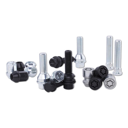 Diebstahlsicherung M12x1,25x40mm KE60° silber (2 Stk)