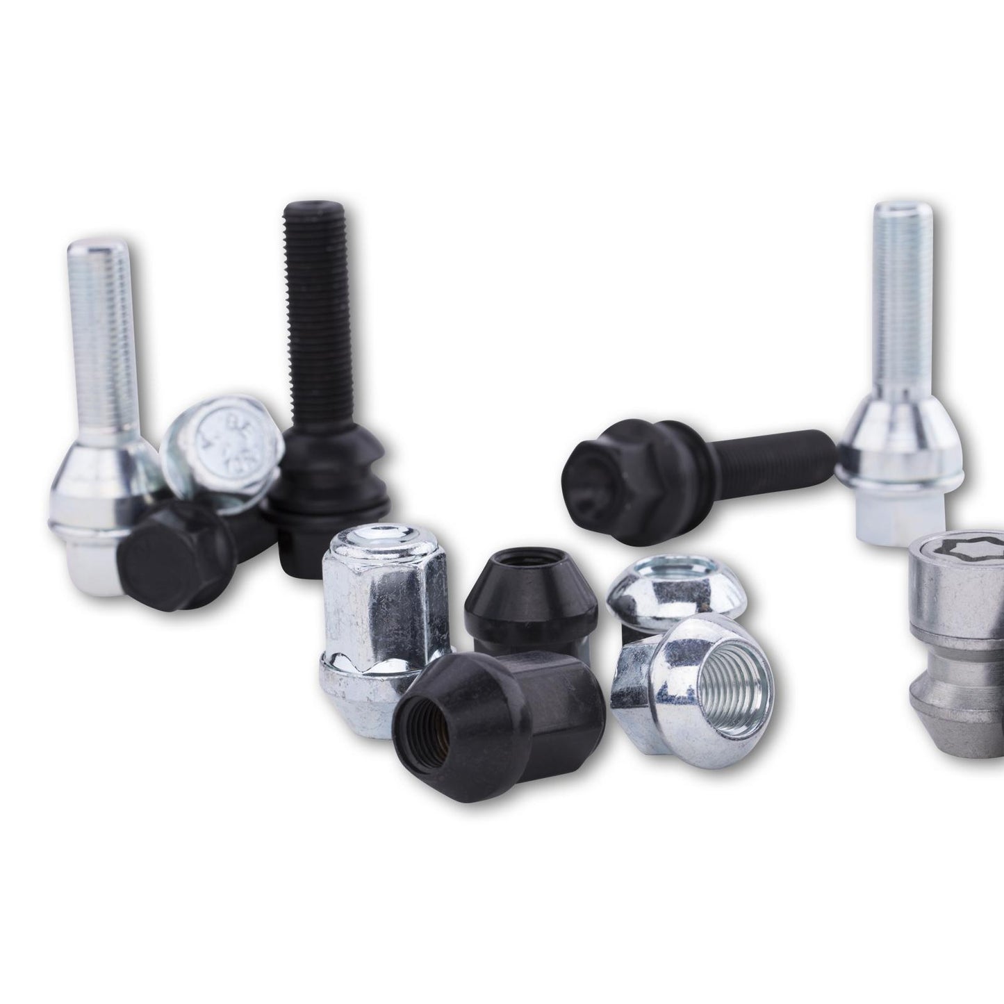 Radschraube M12x1,5x30mm KE60° silber (10 Stk)