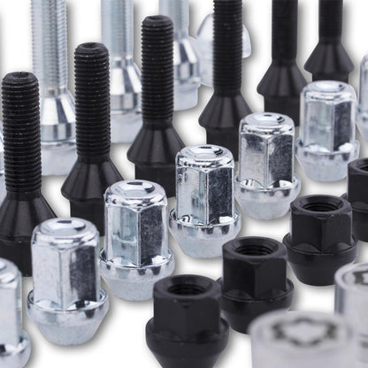 Radschraube M14x1,5x70mm KE60° silber (10 Stk)