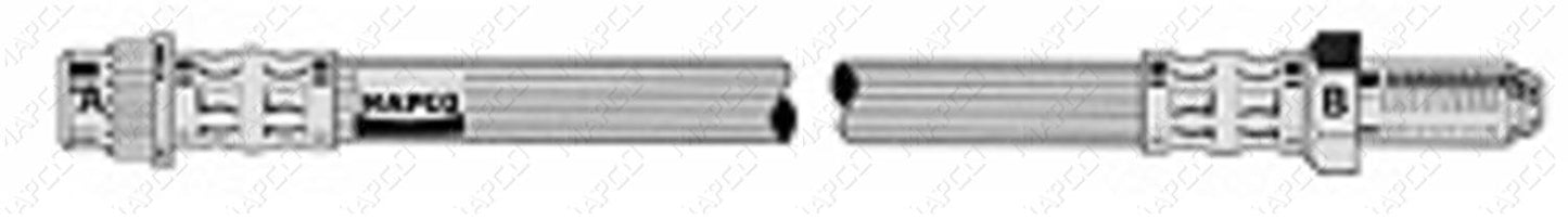 MAPCO Bremsschlauch Hinterachse  3633