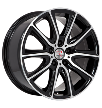 SR13 Schwarz frontpoliert