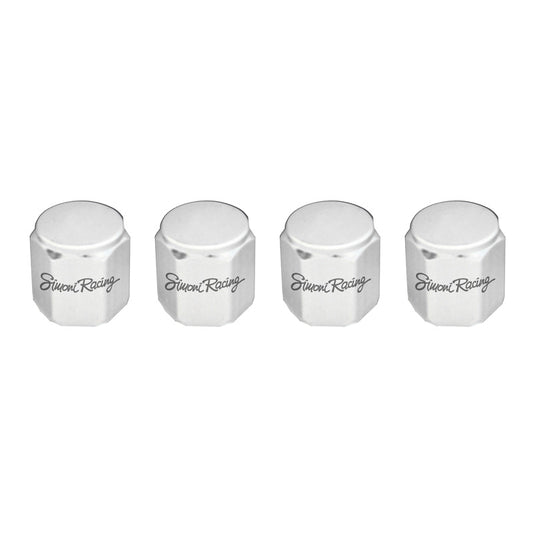 Simoni Racing Ventilkappen Arcade - Aluluminium Weiß