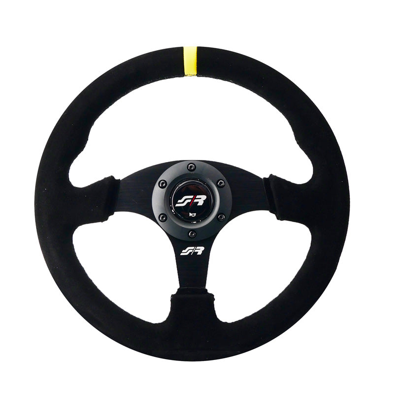 Simoni Racing Sportlenkrad Defender 330mm - Schwarz Suède