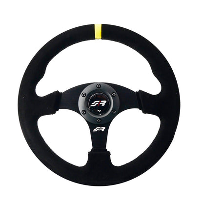 Simoni Racing Sportlenkrad Defender 330mm - Schwarz Suède