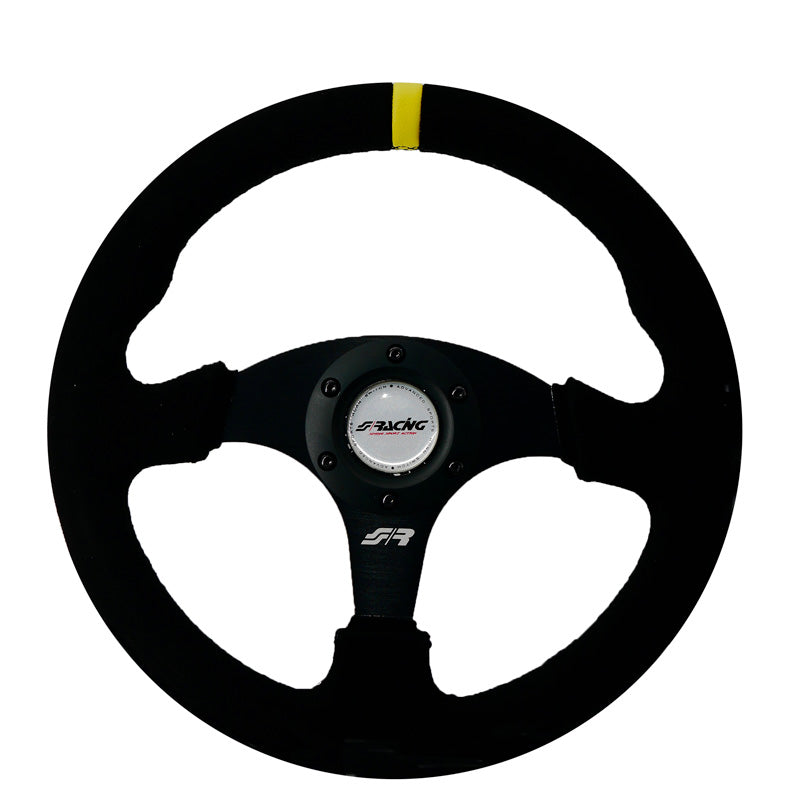 Simoni Racing Sportlenkrad Defender 330mm - Schwarz Suède
