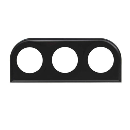 Simoni Racing DIN Panel Metall für 3x52 mm Instrumente Schwarz