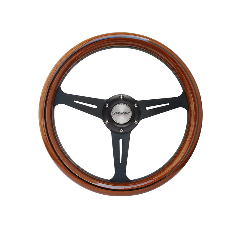 Simoni Racing Sportlenkrad Futa 350mm - Echt Holz / Schwarz