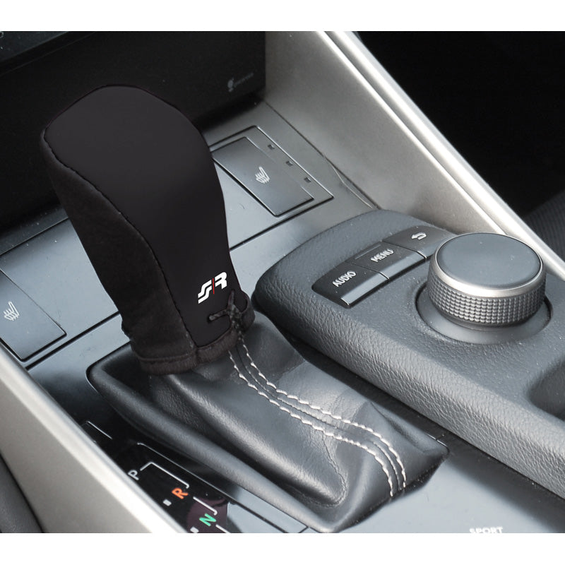 Simoni Racing Schaltknauf Hülle - Schwarz + SR Logo