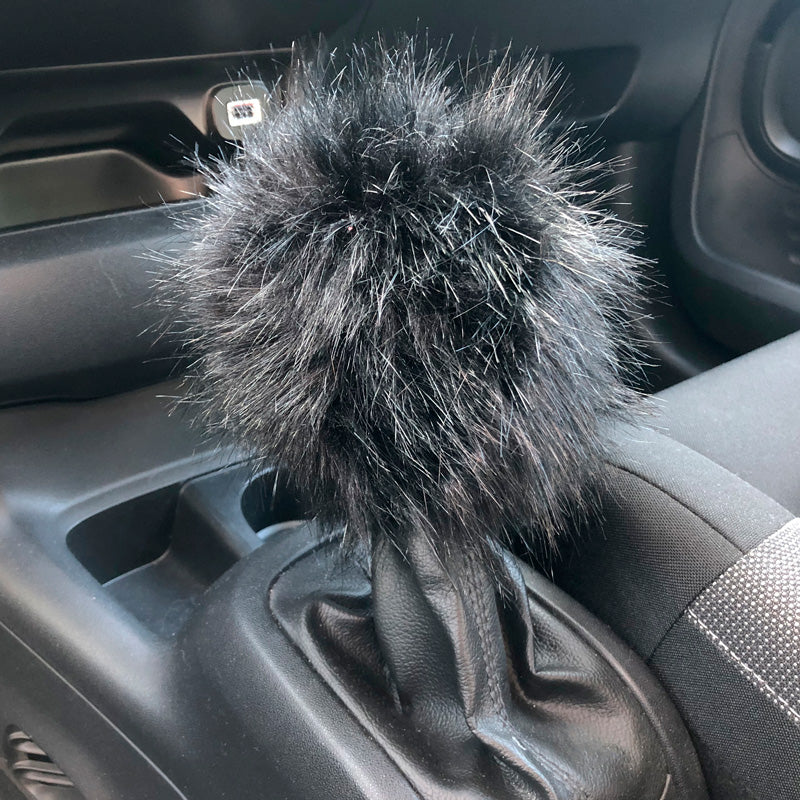 Simoni Racing Schaltknauf Hülle Fluffy Fur - Schwarz