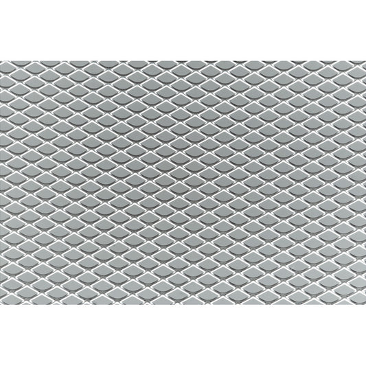 Simoni Racing Aluminium Renngitter - 125x20cm - Rauten 5x9mm