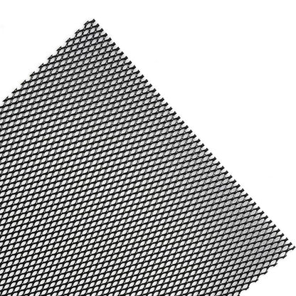 Simoni Racing Schwarz Aluminium Renngitter - 110x50cm - Rauten 3,5x8mm