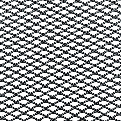 Simoni Racing Schwarz Aluminium Renngitter - 110x50cm - Rauten 3,5x8mm