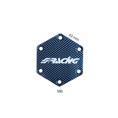 Simoni Racing Sportlenkrad Hupenabdeckung - Karbon-Optik