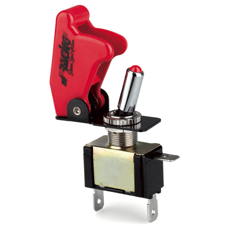 Simoni Racing Baby Go Schalter - Rot + Rote LED - 12V/20Amp