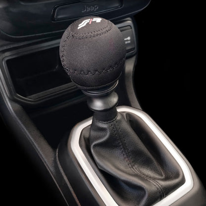 Simoni Racing Schaltknauf Hülle - Schwarz + SR Logo