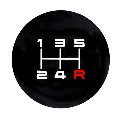 Simoni Racing Schaltknauf Rev - Schwarz Leder + 3 Muster