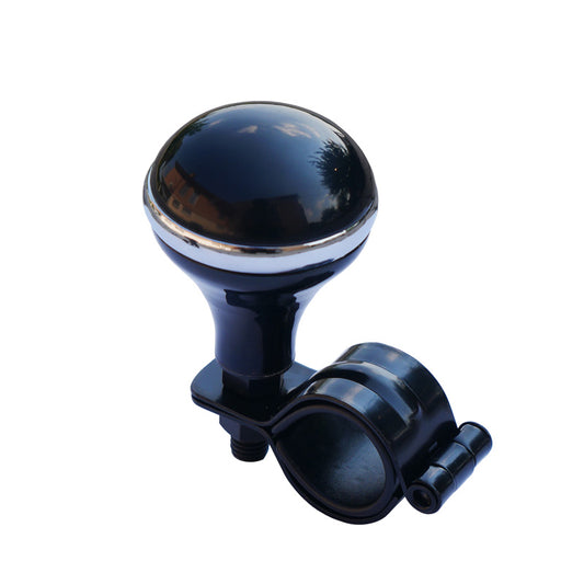 Simoni Racing Lenkradknauf Spinner 2 - Schwarz/Chrom ABS