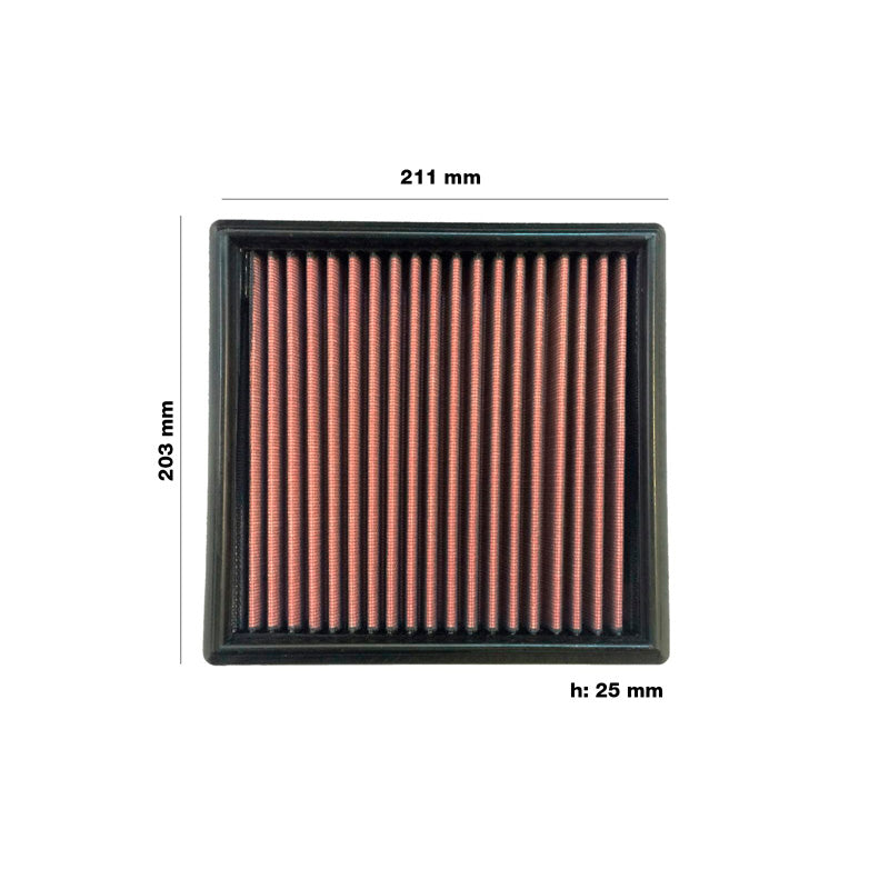 Simoni Racing Luftfilter passend für Alfa Mito, Fiat Doblo, (Grande) Punto, Opel Combo, Corsa D 2006-