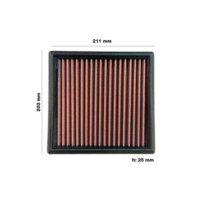 Simoni Racing Luftfilter passend für Alfa Mito, Fiat Doblo, (Grande) Punto, Opel Combo, Corsa D 2006-