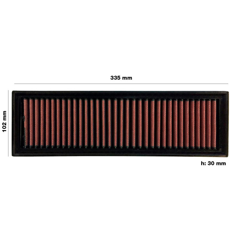 Simoni Racing Luftfilter passend für Citroën Berlingo, C2, C3, C-Elysee, Peugeot 1007, 207, Partner 2002-