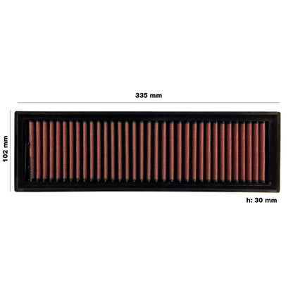 Simoni Racing Luftfilter passend für Citroën Berlingo, C2, C3, C-Elysee, Peugeot 1007, 207, Partner 2002-