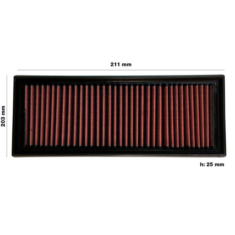 Simoni Racing Luftfilter passend für Volkswagen Jetta/Passat 2005-2010 Tiguan 2007-2010 GTi 2009-2010 Eos 2006-2009