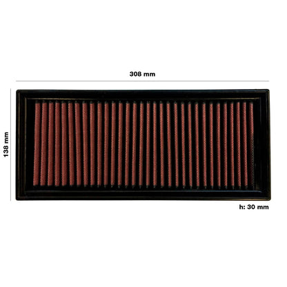 Simoni Racing Luftfilter passend für Alfa Romeo 147 & GT 1.6L-L4 16v & & 1.8L L4 & 2.0L-L4 16v 2000-