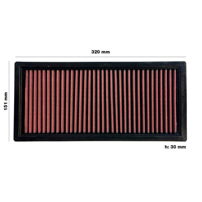 Simoni Racing Luftfilter passend für Alfa Mito & Lancia Musa / Ypsilon & Opel Combo / Tour & Fiat div.