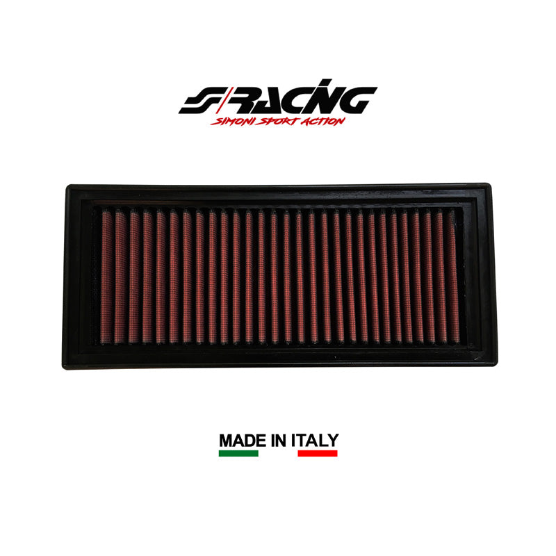 Simoni Racing Luftfilter passend für Fiat Panda 1.1/1.2 (52,60 PS) 2003-2011 / Lancia Ypsilon 1.2 (60 PS) 2003-2007