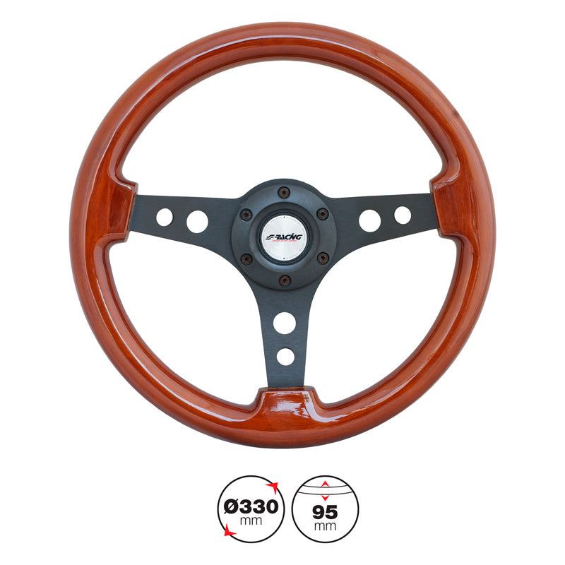 Simoni Racing Sportlenkrad Tammy 330mm - Echt Holz
