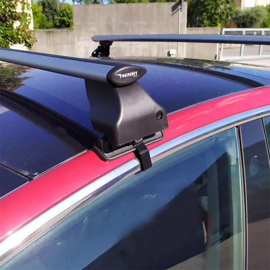 Dachträgersatz Twinny Load Aluminium Fly Bar für Tesla Model 3