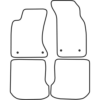 Autoteppiche passend für Audi A4 1999-2001