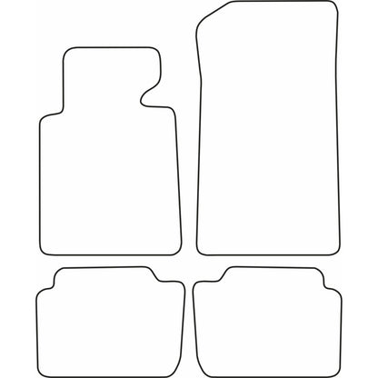 Autoteppiche passend für BMW 3er (E46) 1998-2002