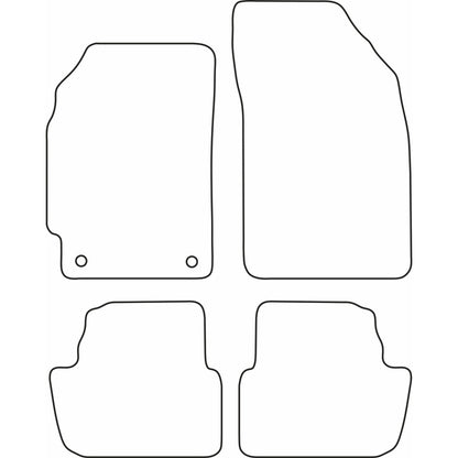 Autoteppiche passend für Chevrolet Spark 2010-2013