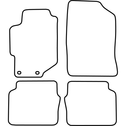 Autoteppiche passend für Honda Accord 1998-2001