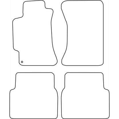 Autoteppiche Velours passend für Subaru Impreza 2000-2008