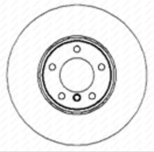 MAPCO Bremsscheibe Vorderachse  15666