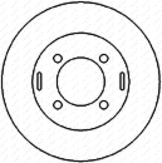 MAPCO Bremsscheibe Vorderachse  25600