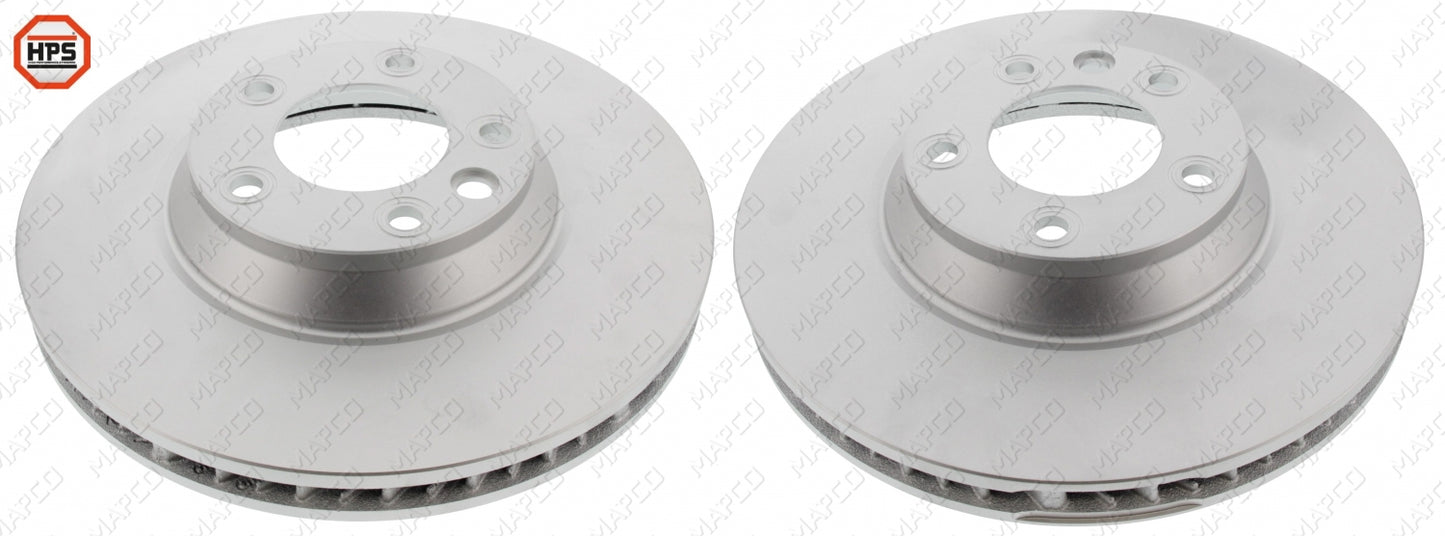 MAPCO Bremsscheibe Vorderachse links  Vorderachse rechts  Satz  25950/5HPS