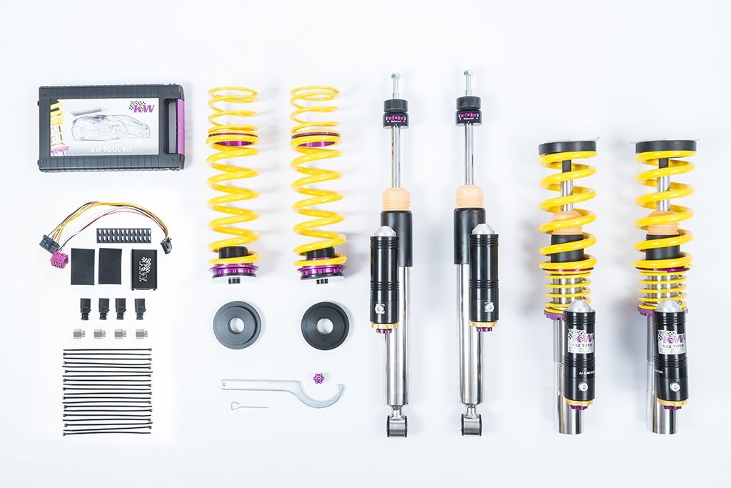 KW Gewindefahrwerk Variante 4 inkl. Stützlager (inkl. Stilllegung f. elektr. Dämpfer) 3A7200EB